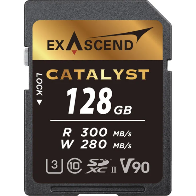 ExAscend Catalyst SD Card 128GB V30
