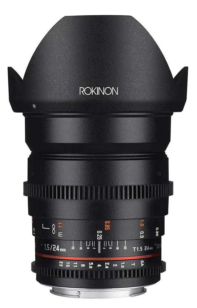 Rokinon 24mm T1.5 Cine DS Lens for Canon EF Mount