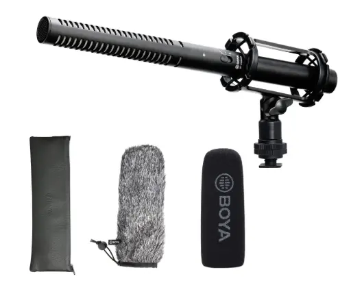 [2598 Mutaz] BOYA BY-BM6060 Shotgun Microphone
