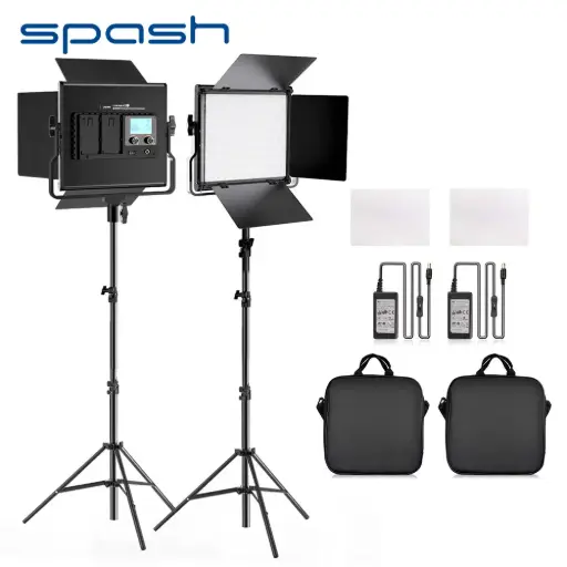 SPASH L4500K Portable LED Video Light Bi color 3200K 5600K