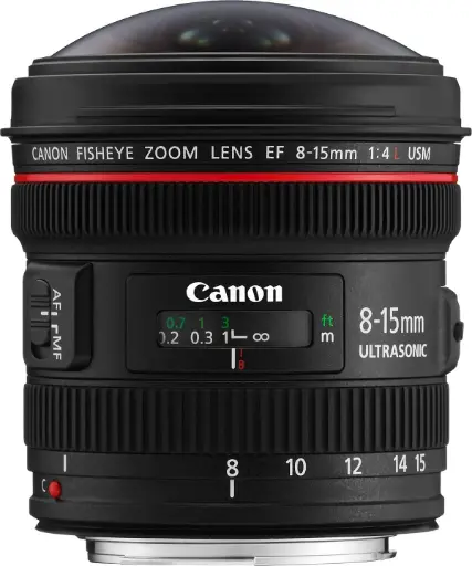 Canon Fisheye 8-15mm F4 USM